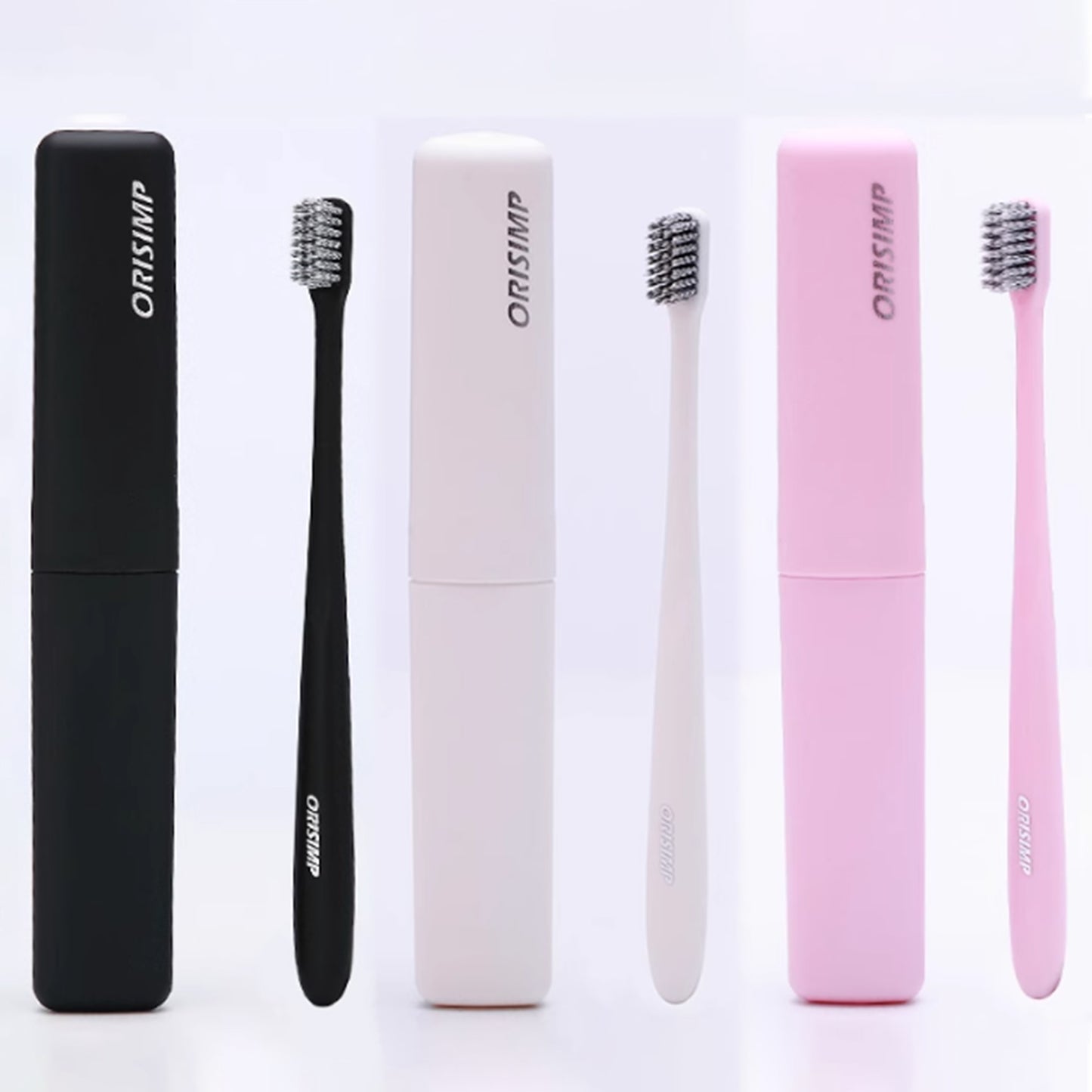 Professional Travel Case Ultra-Soft Bristle Toothbrush, Portable Travel Toothbrush