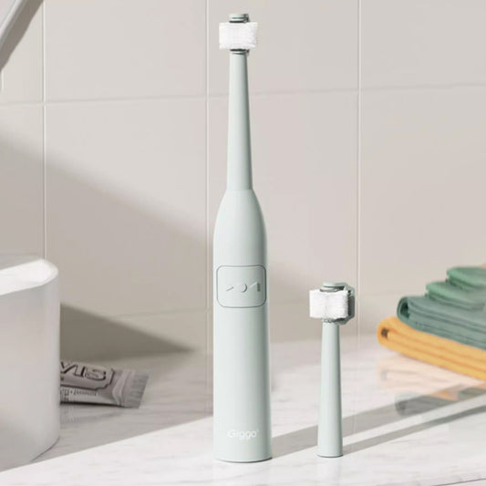 360-Degree Rotating Round Head Electric Toothbrush, High-Frequency Automatic Teeth Whitening